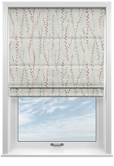 Willow Field, Romance - Motorised Roman Blind